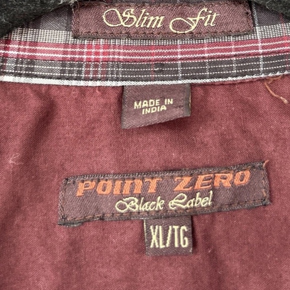 ➕Point Zero Black Label Shirt XL Long Sleeve Men’s C1-010➕ - Picture 5 of 12